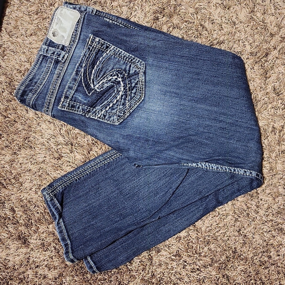 Silver Twisted Capri